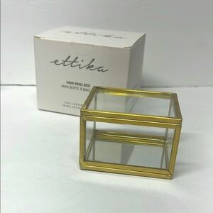 Ettika White Mini Ring Box